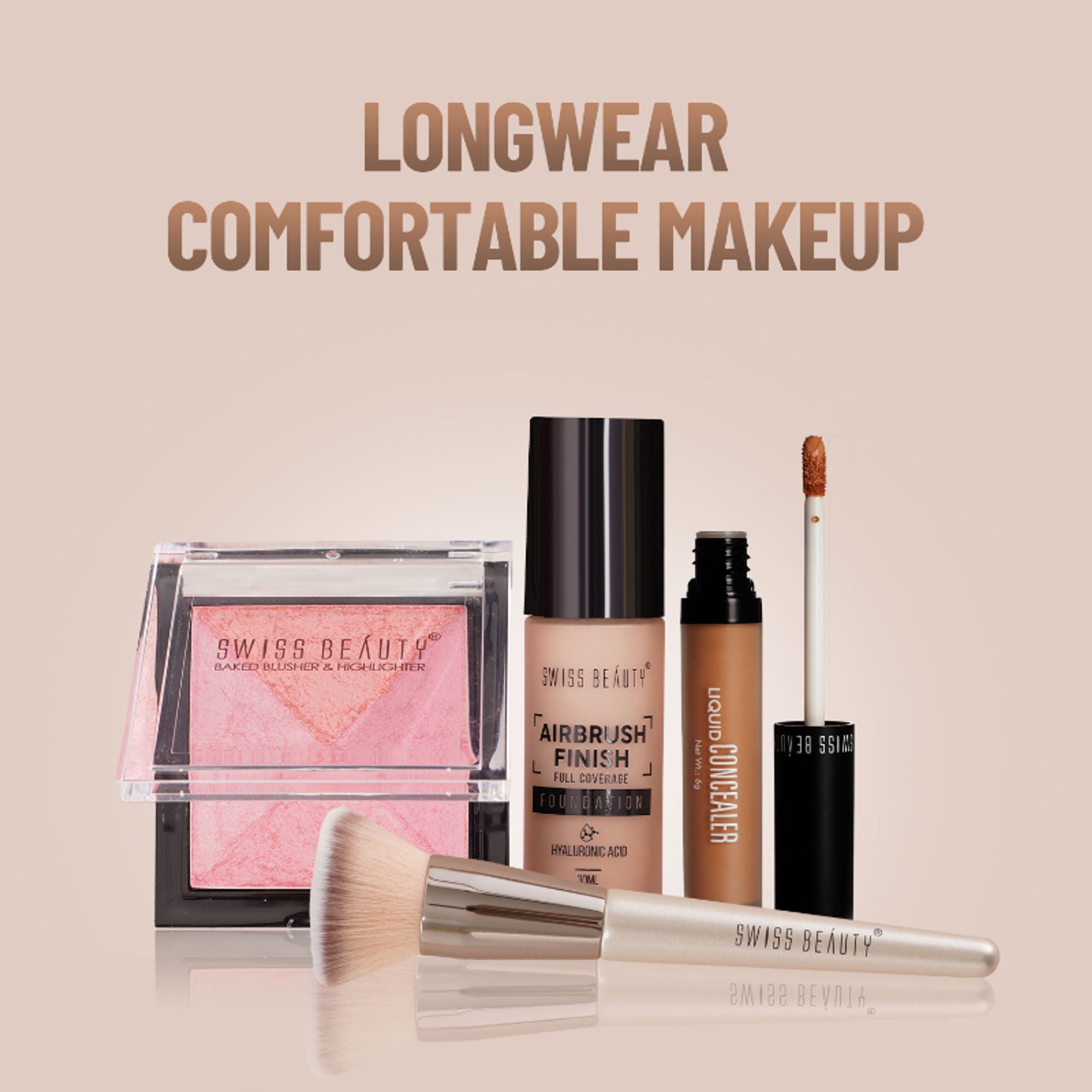 Swiss Beauty Foundation Blender Brush - Distacart