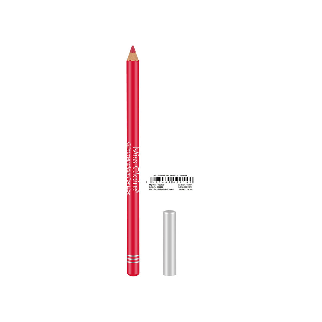 Miss Claire Glimmersticks For Lips - Kiss Rose L-43 - Distacart