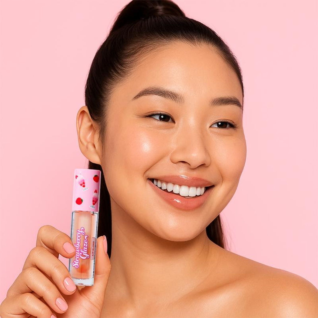 Makeup Revolution Strawberry Glaze Lip Gloss - Udderly Obsessed - Distacart