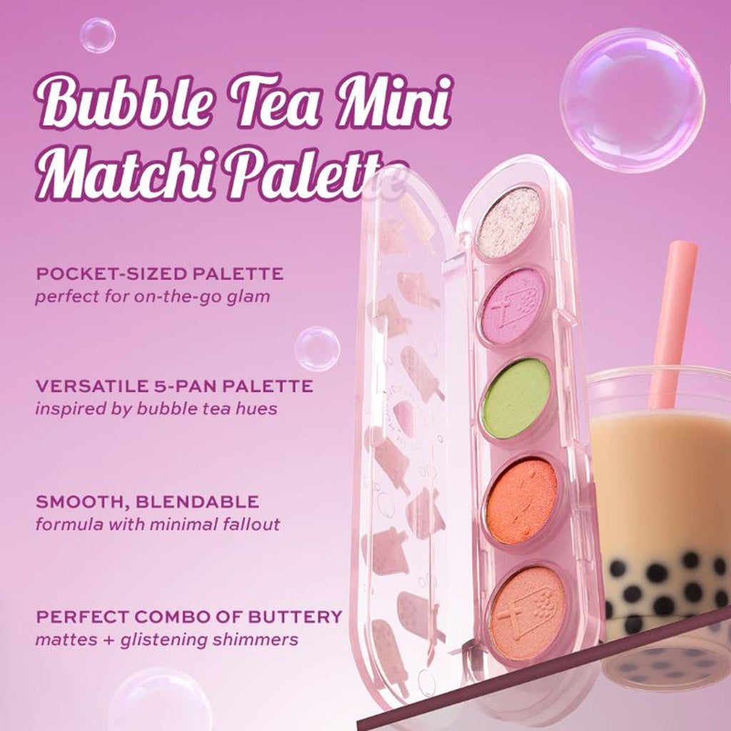 Makeup Revolution Bubble Eyeshadow Palette - Tea Mini Matchi - Distacart