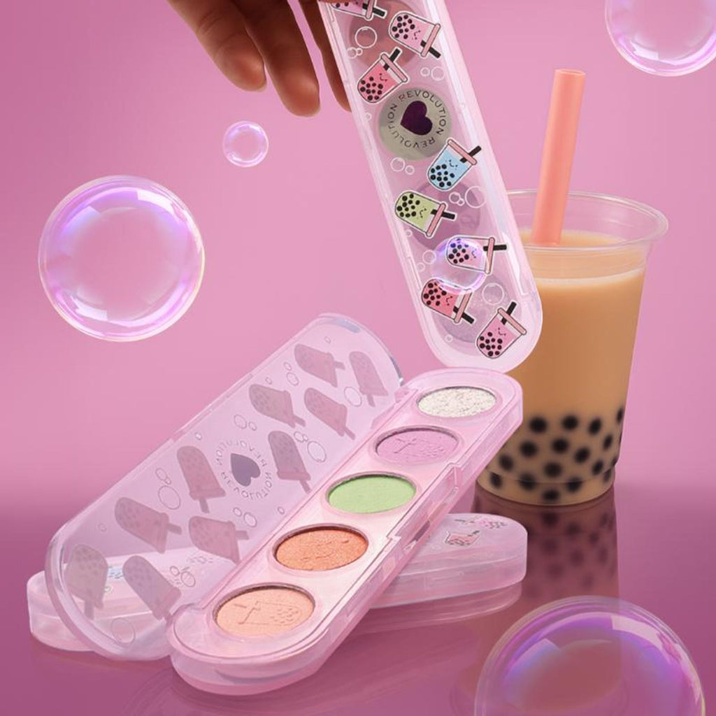 Makeup Revolution Bubble Eyeshadow Palette - Tea Mini Matchi - Distacart