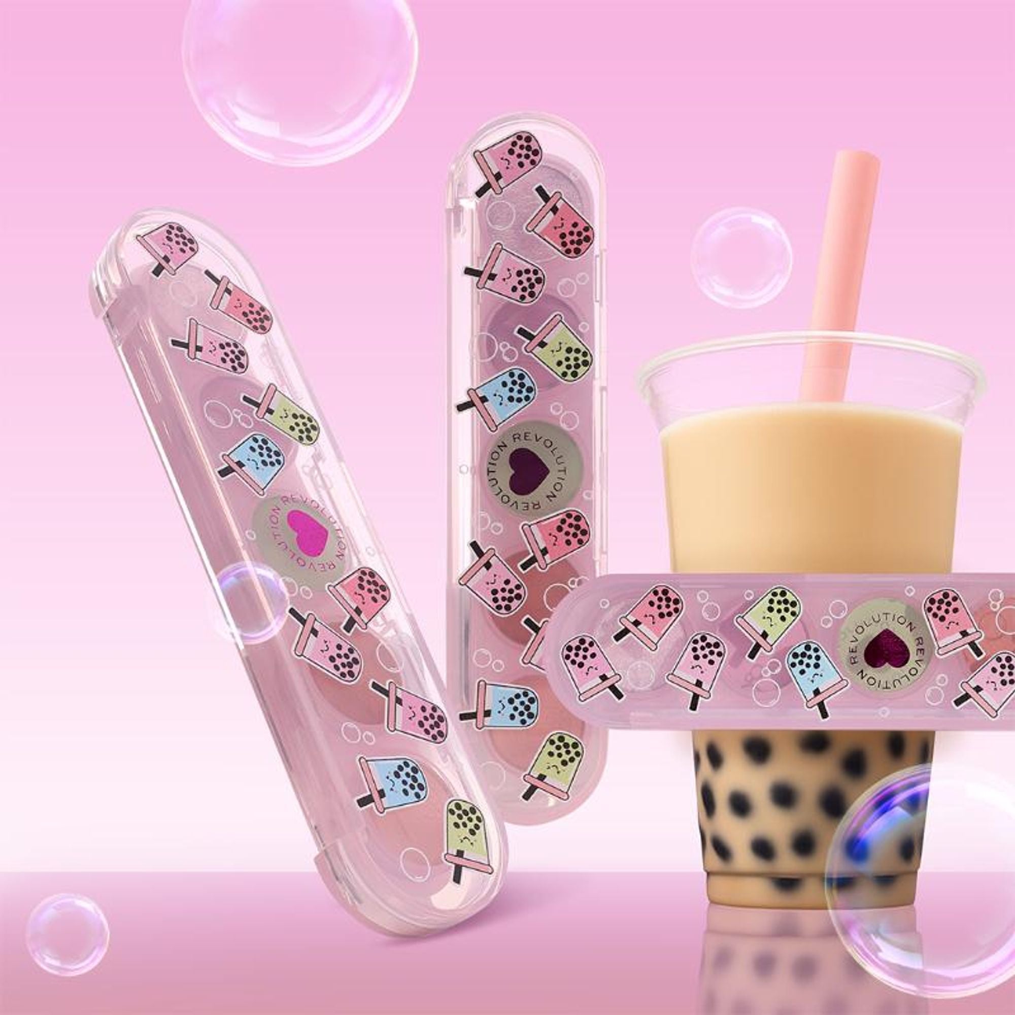 Makeup Revolution Bubble Eyeshadow Palette - Tea Mini Matchi - Distacart
