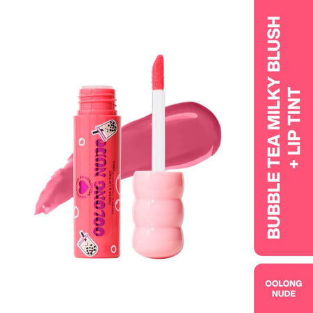 Makeup Revolution Bubble Tea Milky Blush + Lip Tint - Oolong Nude