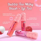 Makeup Revolution Bubble Tea Milky Blush + Lip Tint - Oolong Nude - Distacart