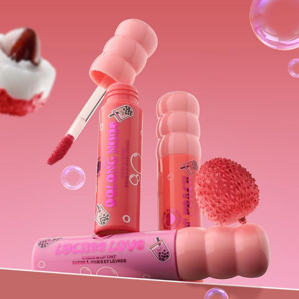 Makeup Revolution Bubble Tea Milky Blush + Lip Tint - Oolong Nude - Distacart