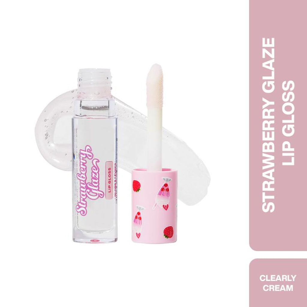 Makeup Revolution Strawberry Glaze Lip Gloss - Clearly Cream