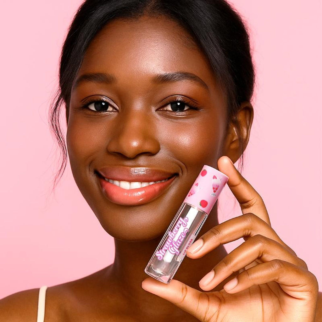 Makeup Revolution Strawberry Glaze Lip Gloss - Clearly Cream - Distacart