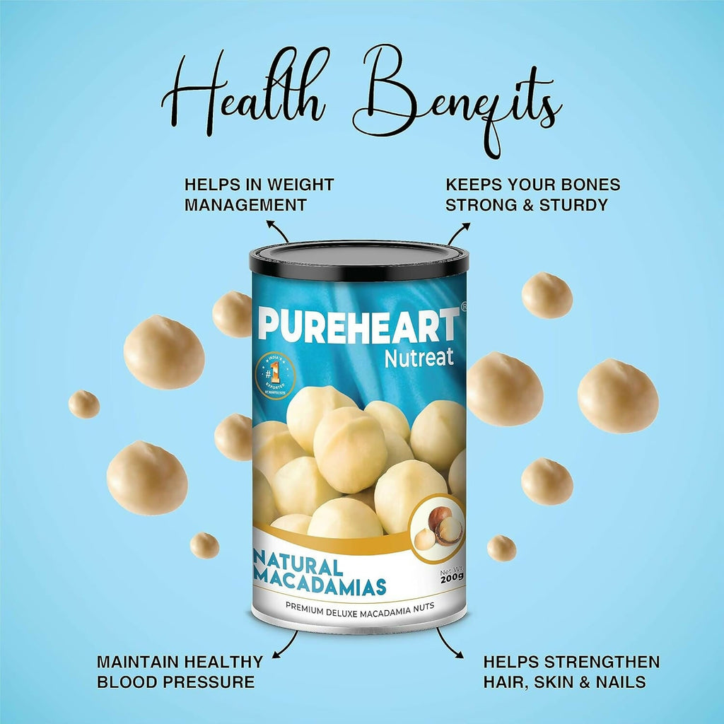 Pureheart Nutreat Natural Macadamia - Distacart