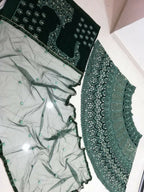 Jyoti Fashion Beautiful Bottle Green Faux Georgette 3MM Sequins with Thread & Jari Embroidery Lehenga Choli with Dupatta