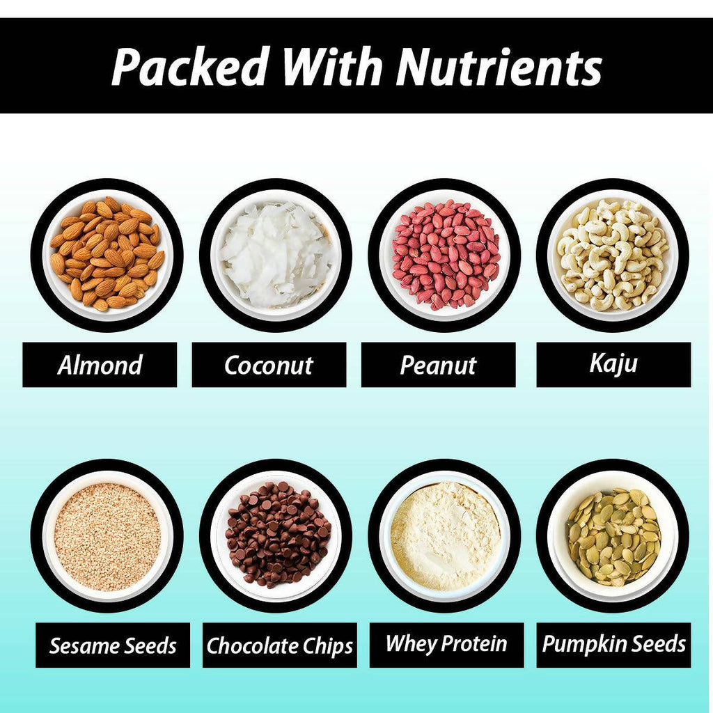 NutroActive Keto Breakfast Mini Bars with Nuts & Seeds