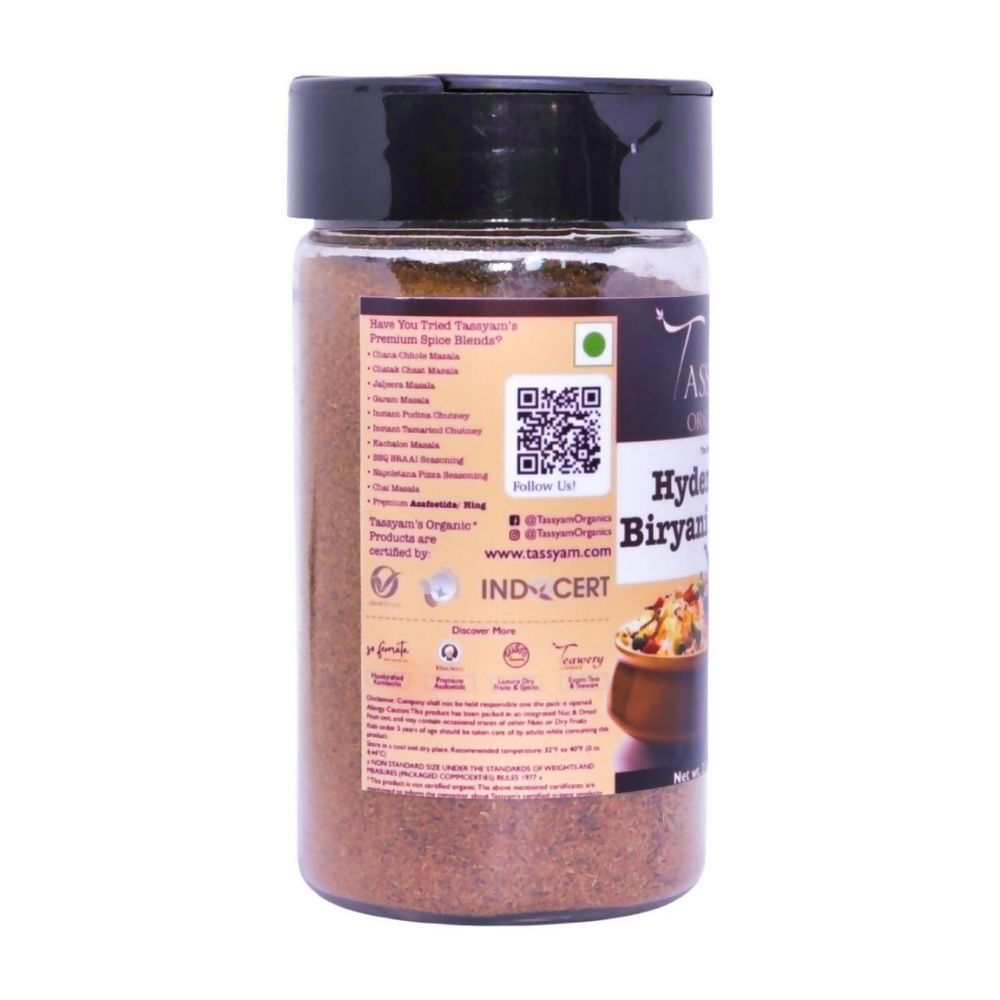 Tassyam Organics Handpounded Hyderabadi Biryani Masala - Distacart