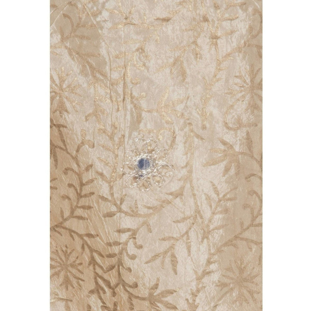 A R Silk Women's Embroidery With Gold Print Silk Golden Dupattas and Chunnis
