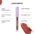 Love Earth Liquid Mousse Lipstick 3.O Matte Finish