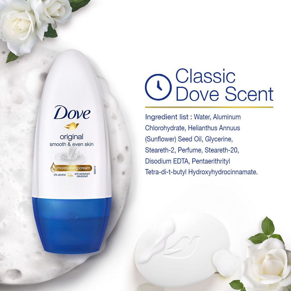Dove Original Deodorant Roll On For Women
