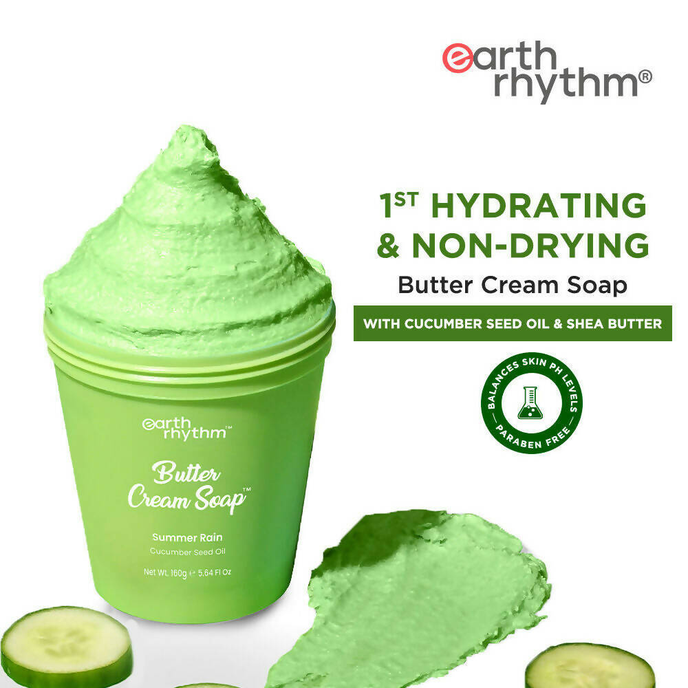 Earth Rhythm Butter Cream Shower Mousse Soap - Summer Rain