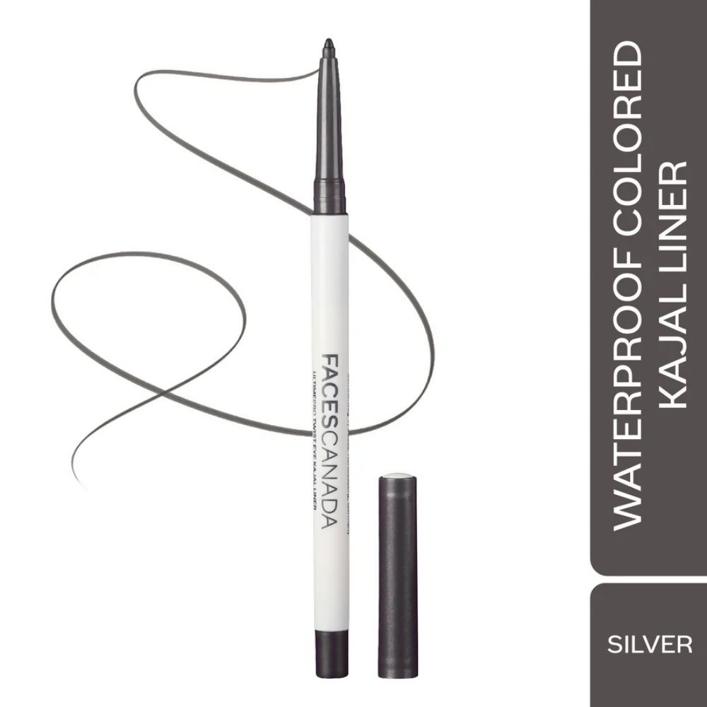 Faces Canada Ultime Pro Twist Eye Kajal Liner - Silver 01