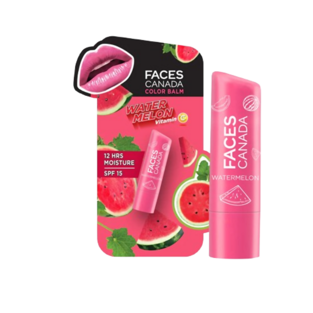 Faces Canada Vitamin C Lip Balm - Watermelon - Distacart