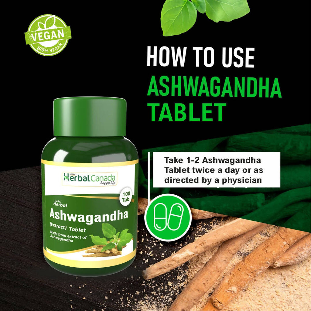 Herbal Canada Ashwagandha Extract Tablets - Distacart
