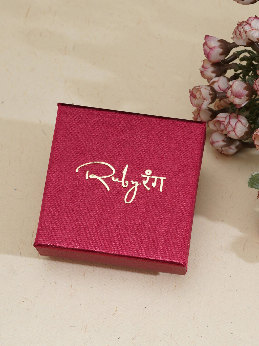 Kundan Necklace (Gold) - Ruby Raang