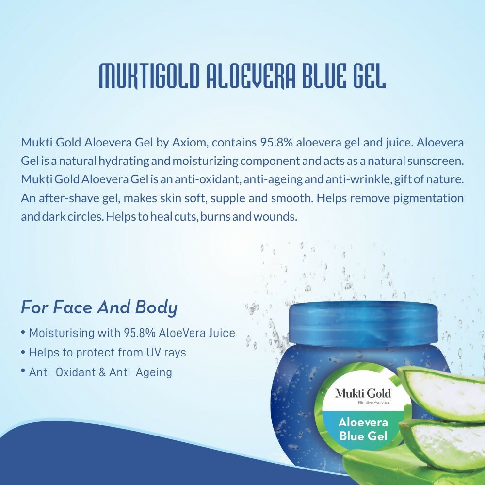 Axiom Mukti Gold Aloevera Blue Gel - Distacart