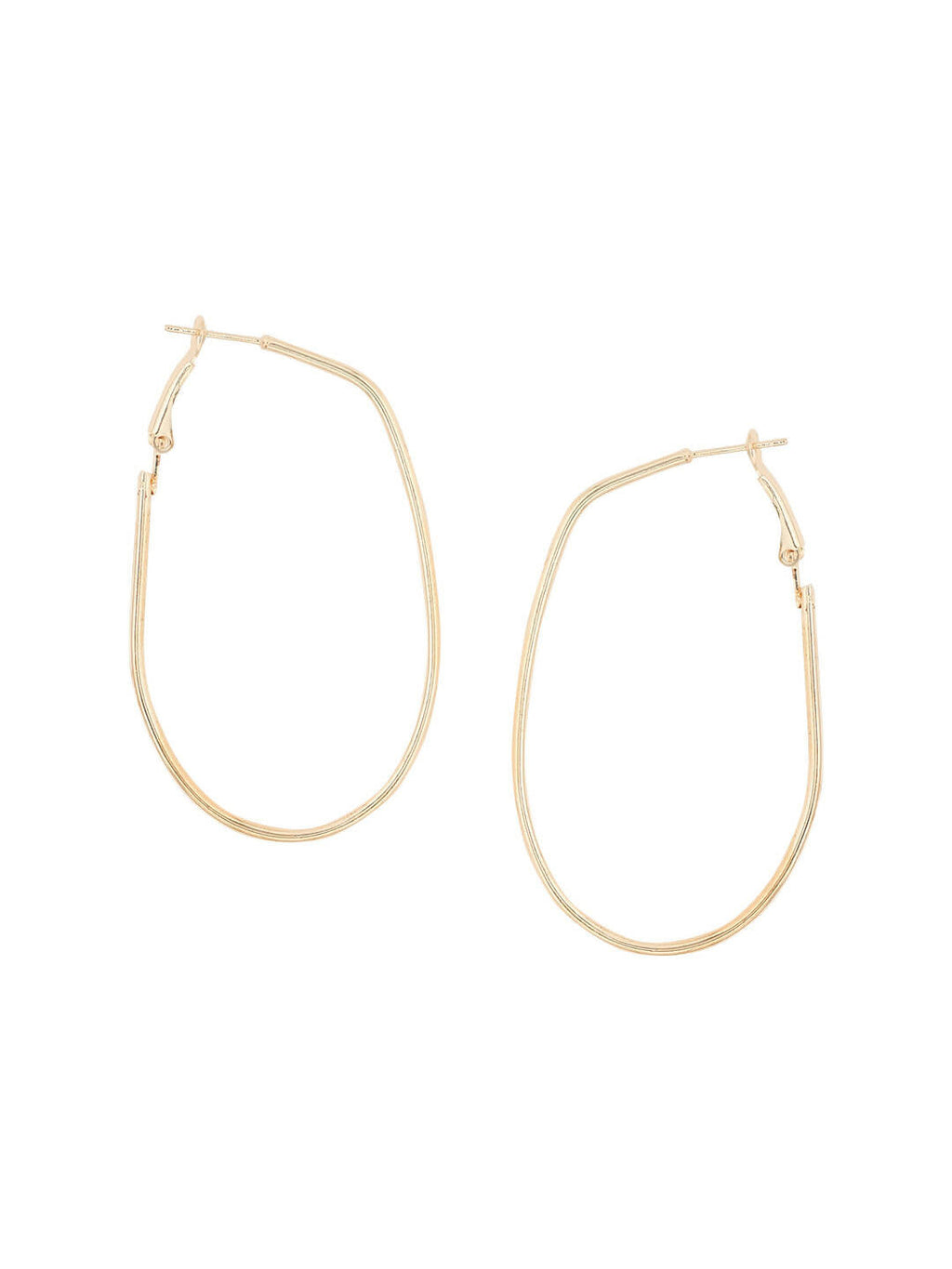 NVR Women Set of 2 Contemporary Hoop Earrings - Distacart