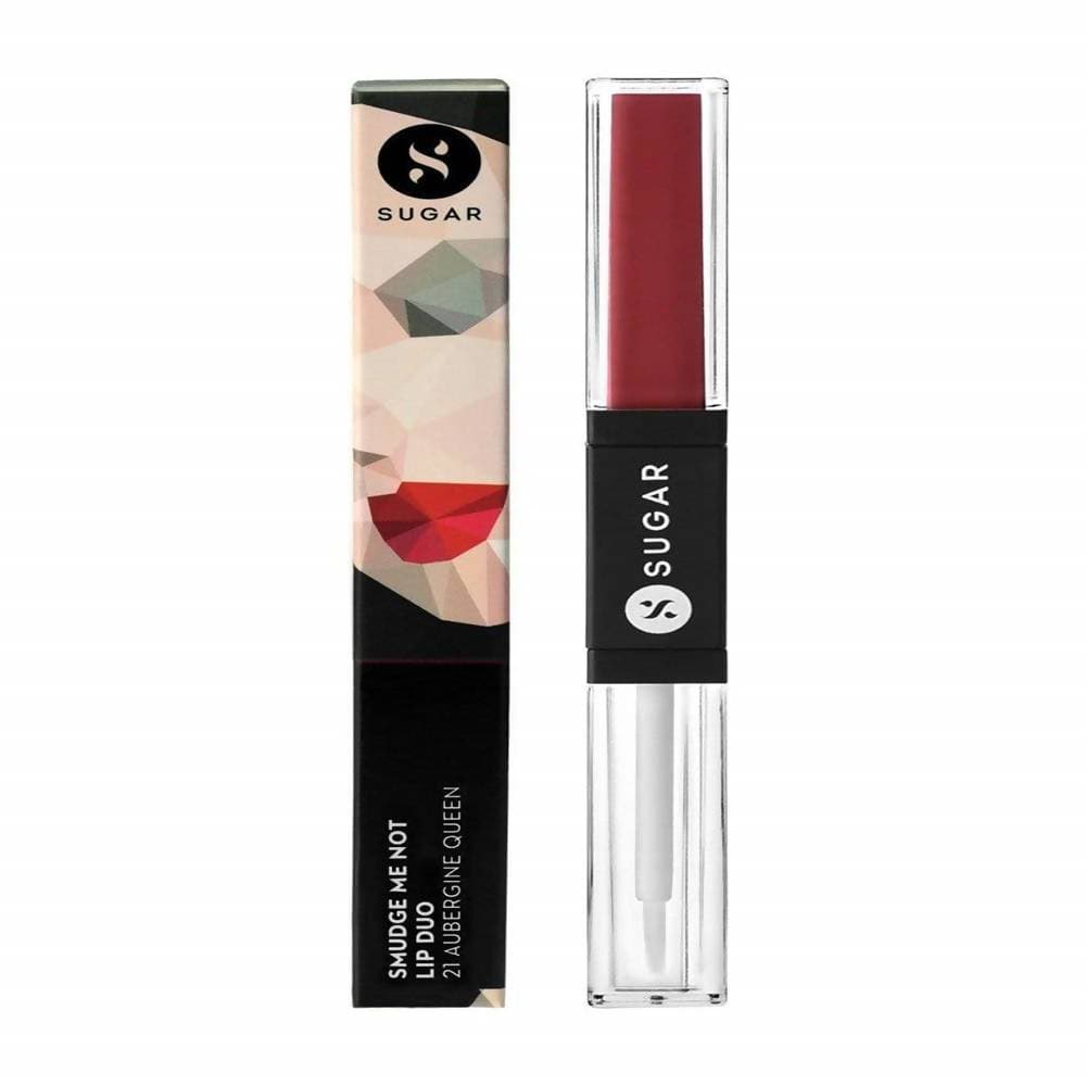 Sugar Smudge Me Not Lip Duo - Aubergine Queen (Blackened Burgundy)