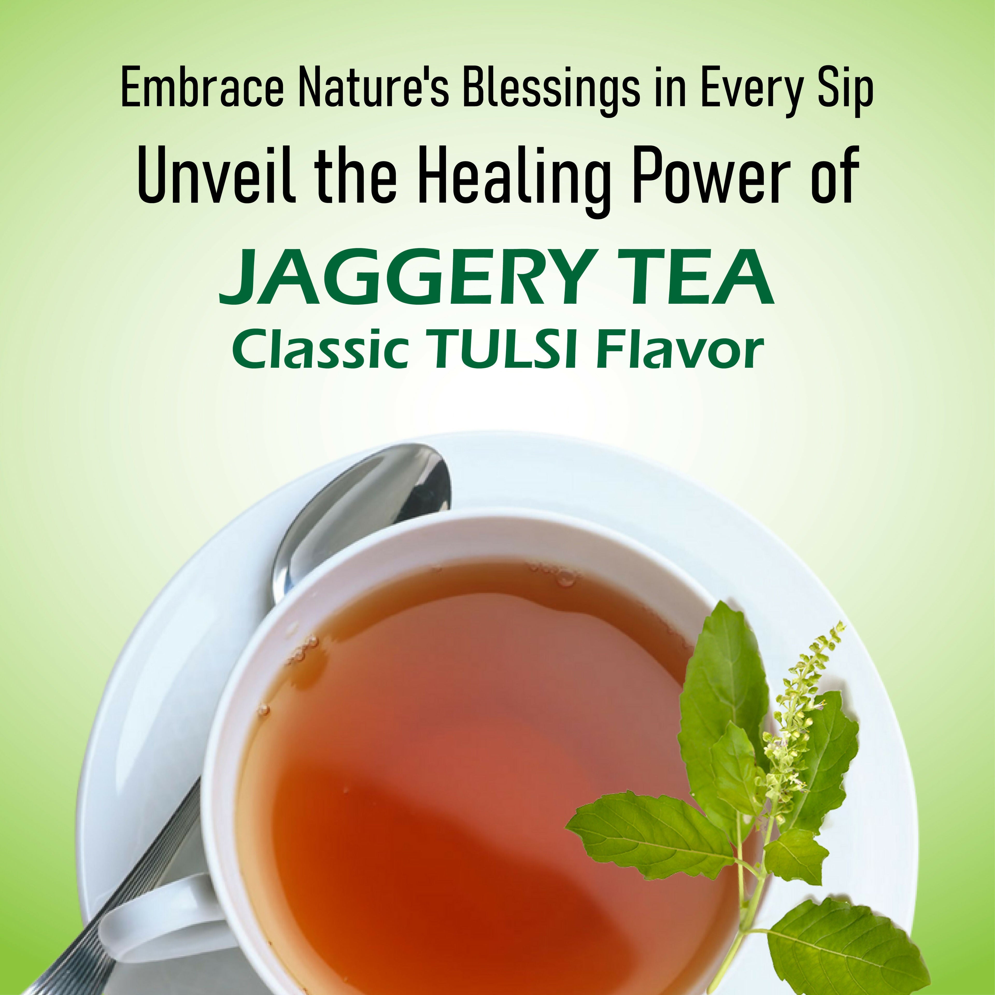 Naivedyam Classic Tulsi Flavour Jaggery Tea - Distacart