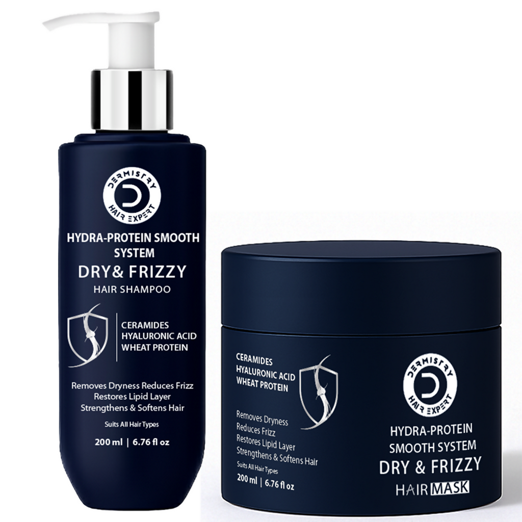 Dermistry Keratin Protein Arginine Damage Repair Control Protect Hair Mask & Shampoo - Distacart