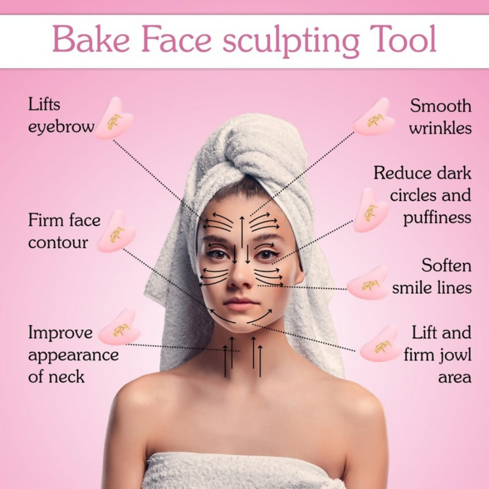 Bake Quartz Gua Sha Face Massage Tool