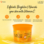 Lacto Calamine Vitamin C Sugar Body Scrub, Mild Exfoliation+Glowing Skin Scrub