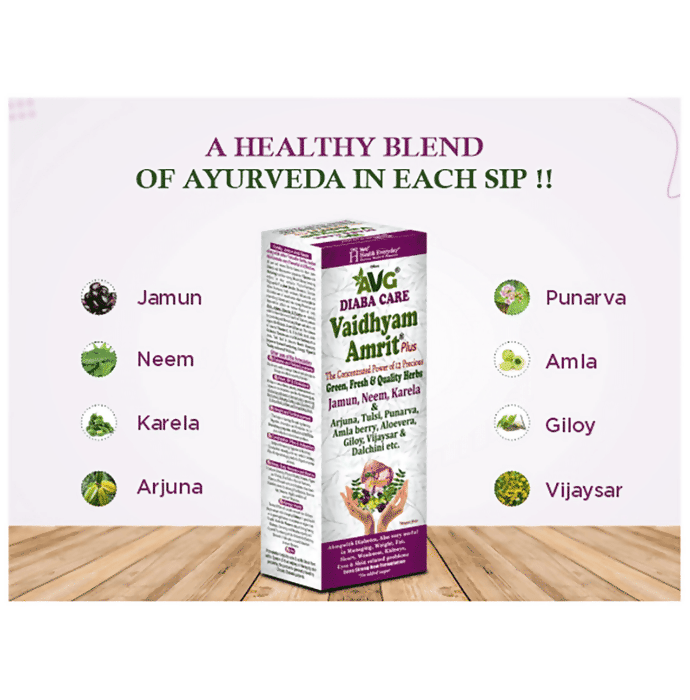 AVG Diaba Care Vaidhyam Amrit Plus - Distacart