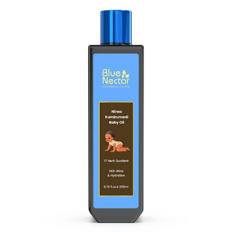 Blue Nectar Baby Oil with Pure Kumkumadi Oil