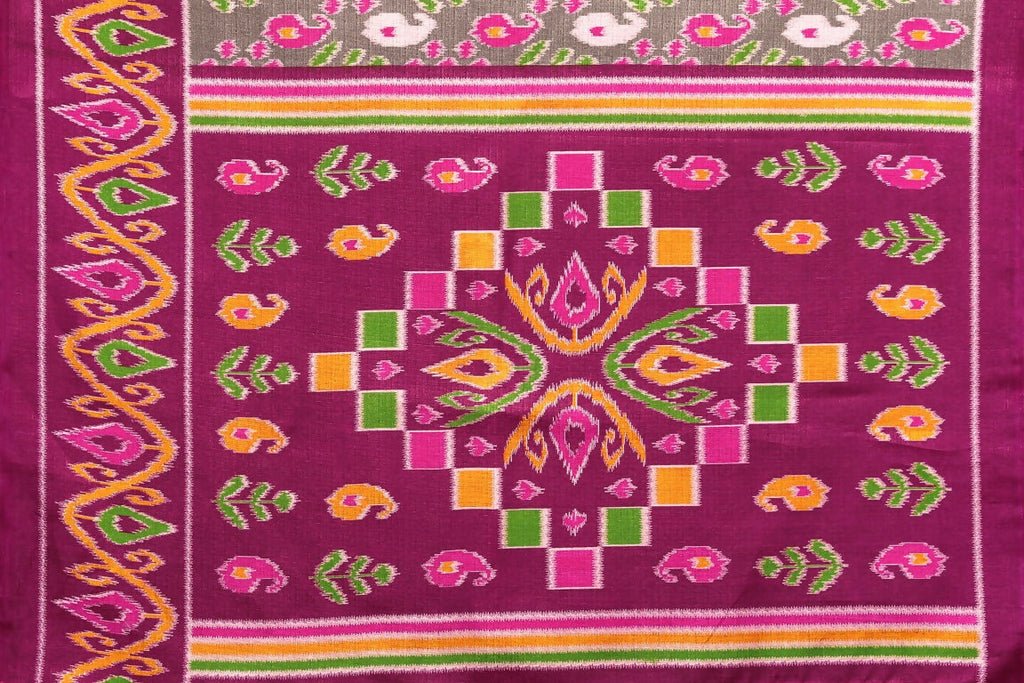 Vamika Purple Printed Art Silk Saree