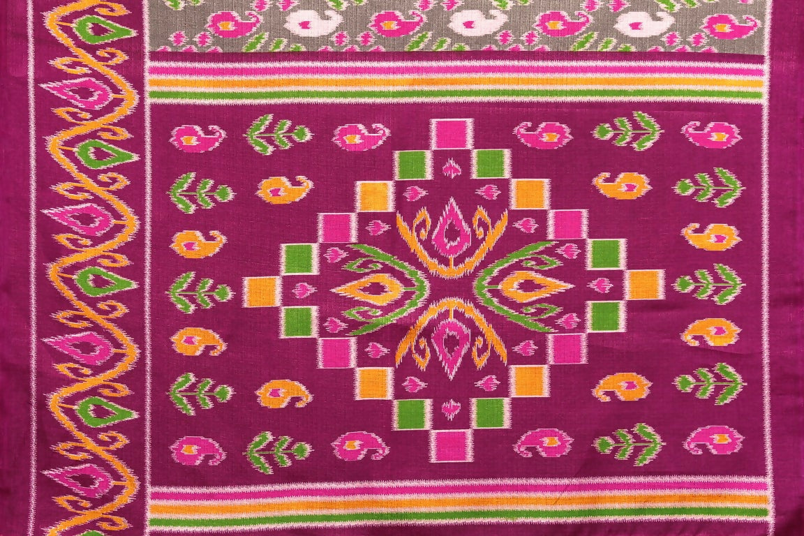 Vamika Purple Printed Art Silk Saree