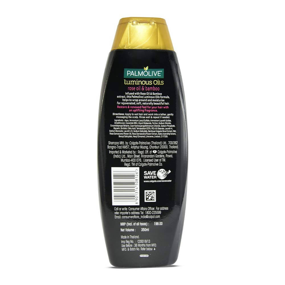 Palmolive Luminous Oils Rose Oil & Bamboo Shampoo