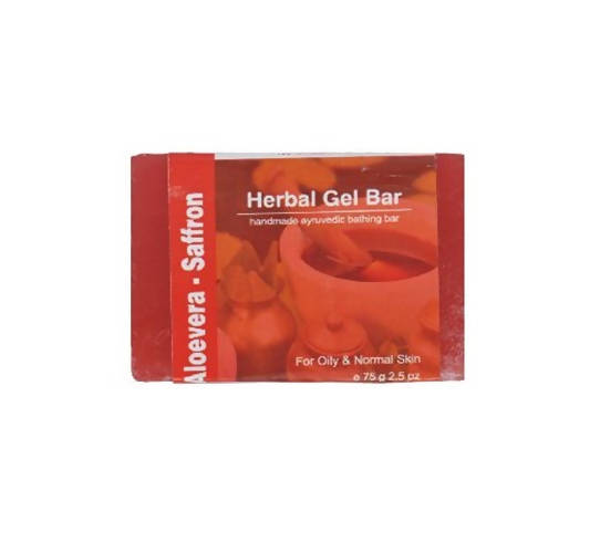 Jain Aloe Vera Saffron Herbal Gel Bar