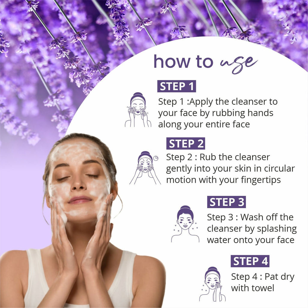 Globus Naturals Purifying Lavender Face Wash - Distacart
