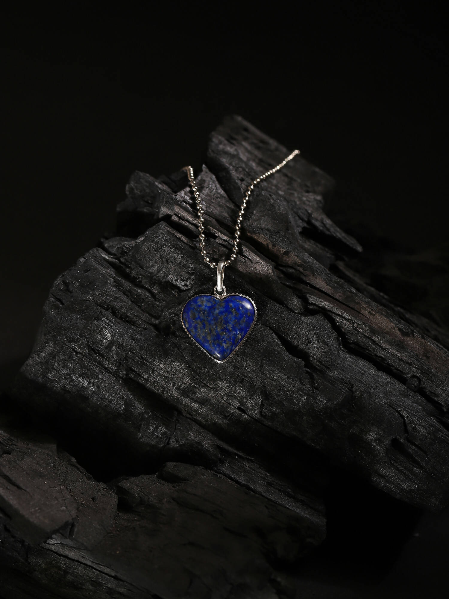 Women's Silver-Toned Blue Silver-Plated Handcrafted Chain - Ruby Raang - Distacart