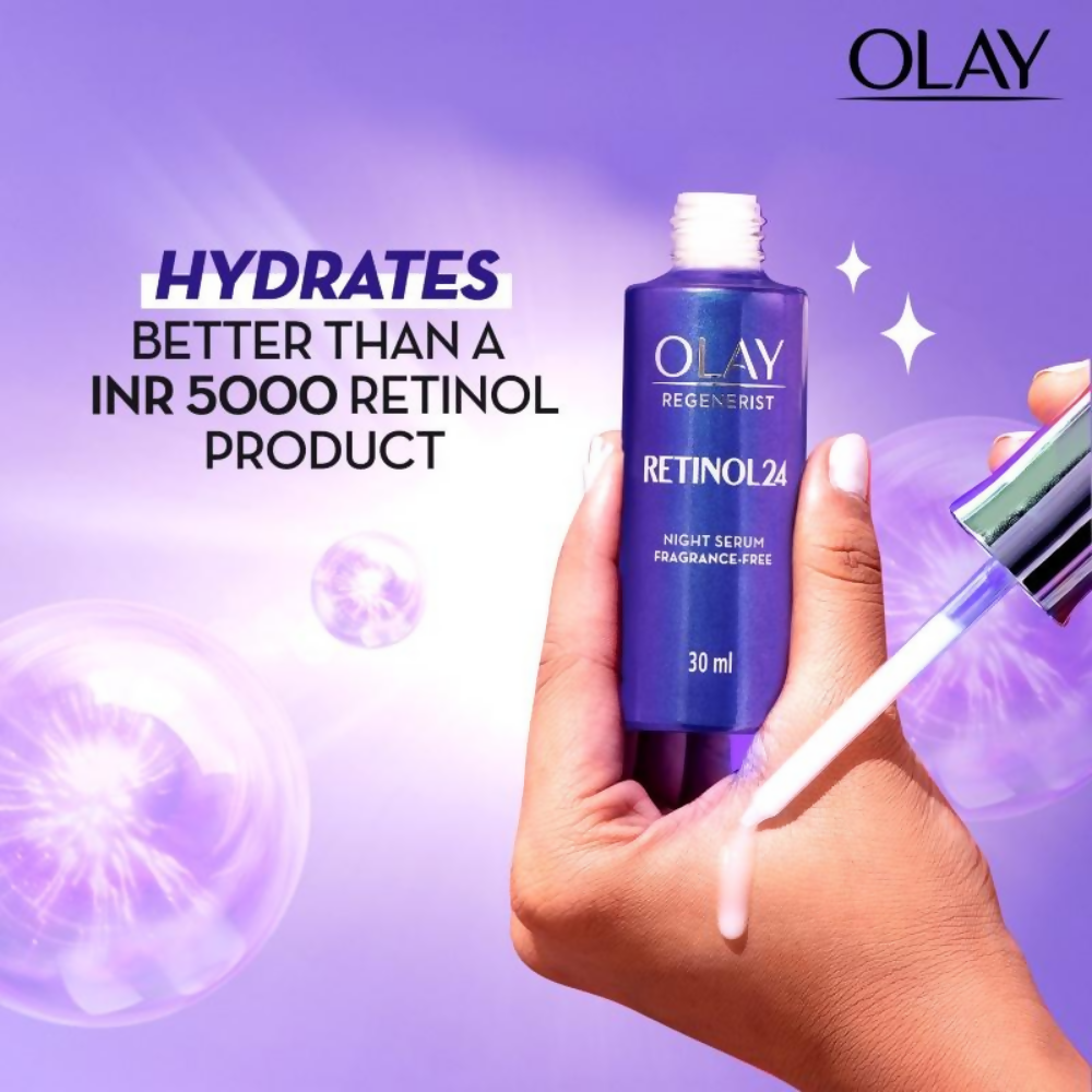 Olay Retinol Kit For Overnight Repair - Serum With Free Cleanser