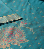 Vamika Sky Blue Printed Kurta Set