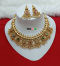 Joban Fashion Women Ruby Copper Necklace Set - Distacart