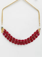 Maroon Choker - Ruby Raang - Distacart