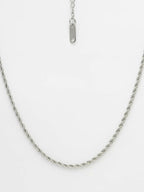 NVR Women's Silver-Toned German Silver Oxidised Chain