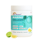 Dr. Morepan Marine Collagen Powder with Glutathione, Hyaluronic Acid, Resveratrol & Biotin Lemon Lime Flavour - Distacart