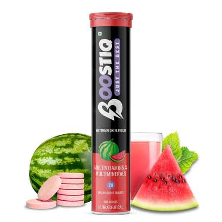BOOSTIQ Multivitamin EEffervescent Tablets - Watermelon Flavour