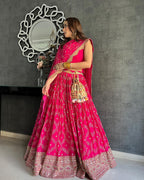 Lehenga Mart Glamorous Designer Lehenga Choli for Bridal and Bridesmaids Wedding Wear Choli