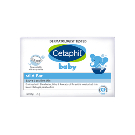 Cetaphil Baby Mild Bar Face & Body For Baby's Sensitive Skin