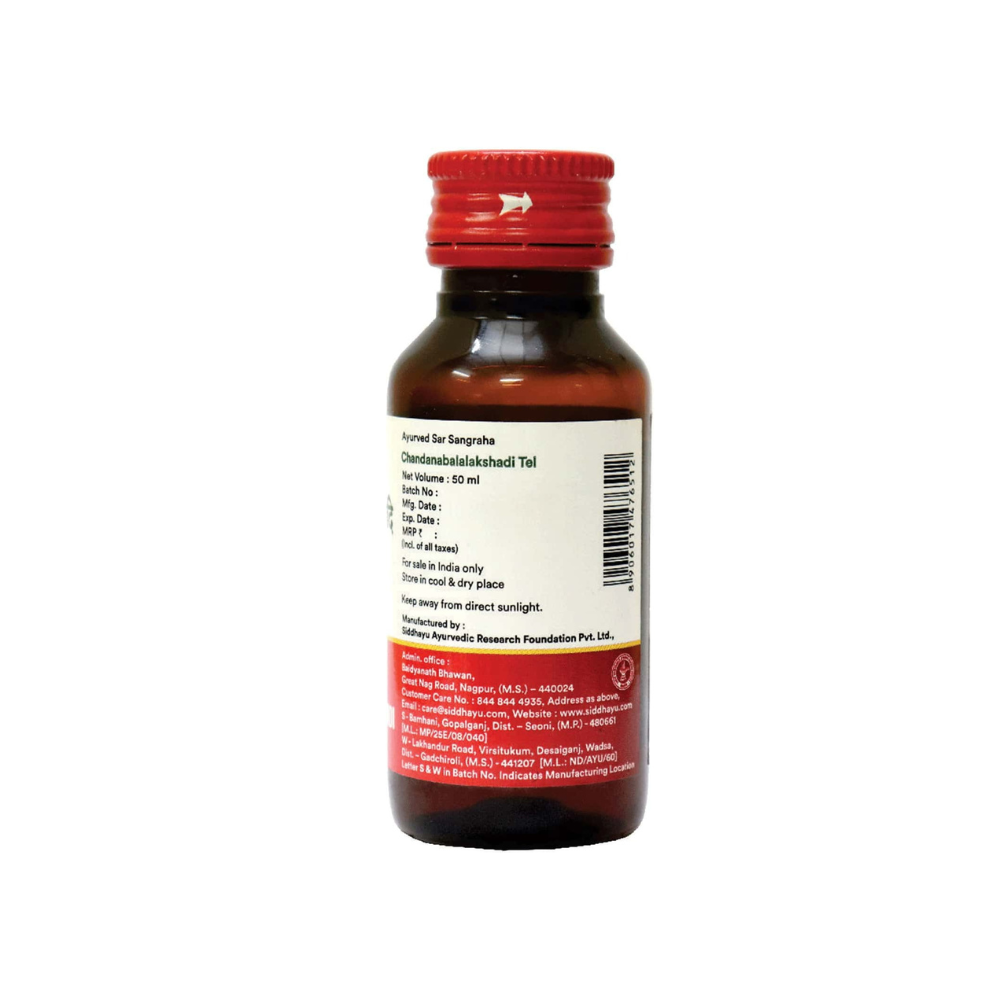 Baidyanath Chandanbala Laxadi Tel / Oil - Distacart