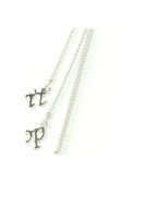 Silver-Plated Alloy Quotation Layered Necklace - The Pari
