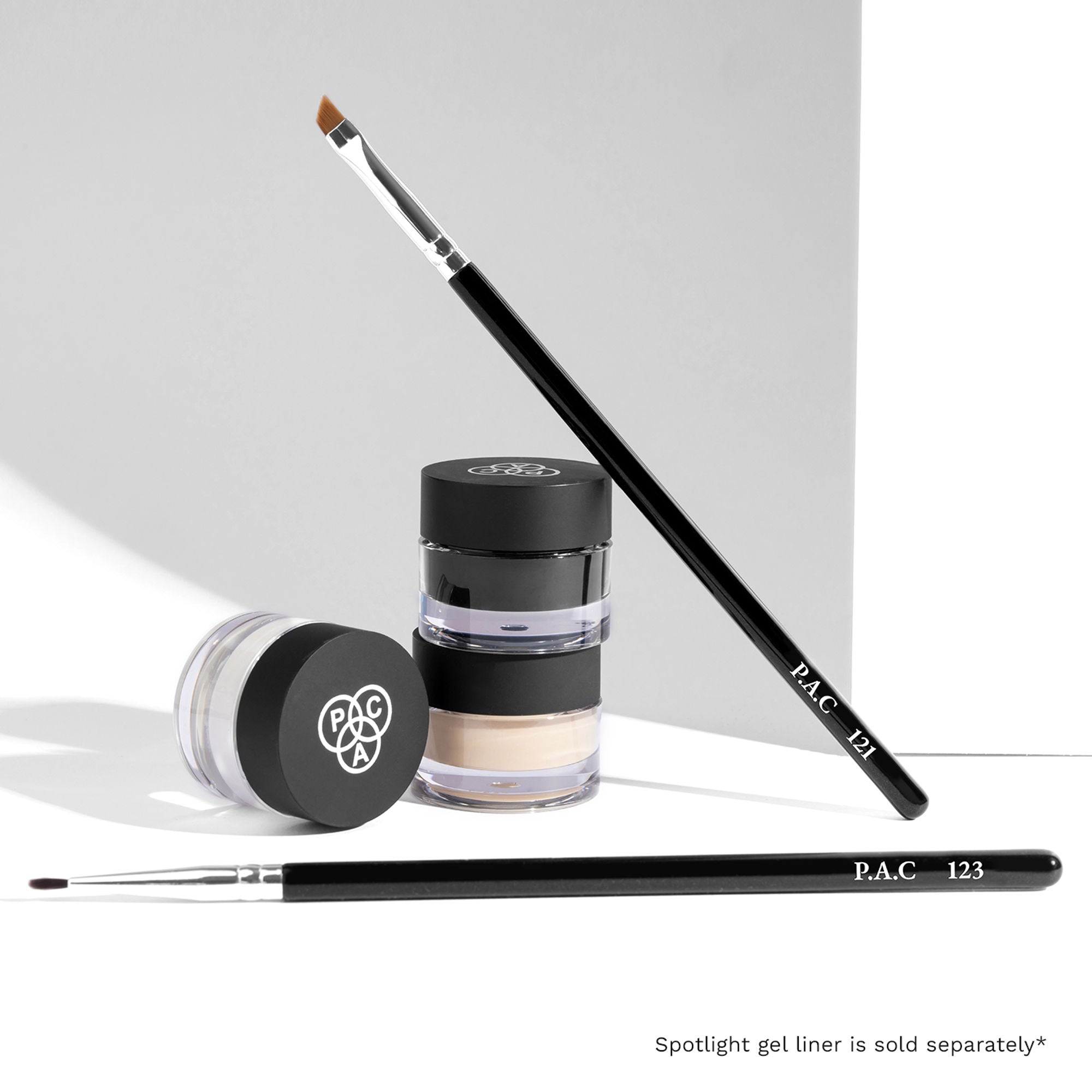 PAC Studio Eyeliner Brush Combo - 121 & 123